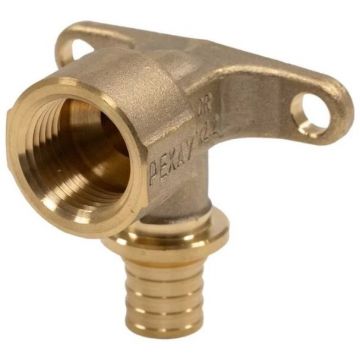 Угольник настенный Rehau (Рехау) с внутр. резьбой 16-Rp 1/2″ MX для труб из сшитого полиэтилена аксиальный (11096631001)