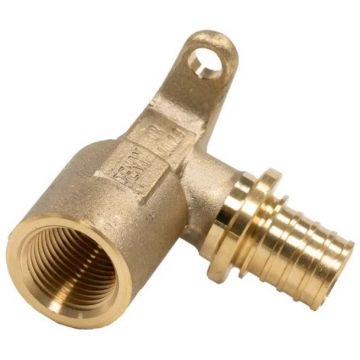 Угольник настенный Rehau (Рехау) с длинным патрубком, внутр. резьба 20-Rp 1/2 MX для труб из сшитого полиэтилена аксиальный (11096881001)