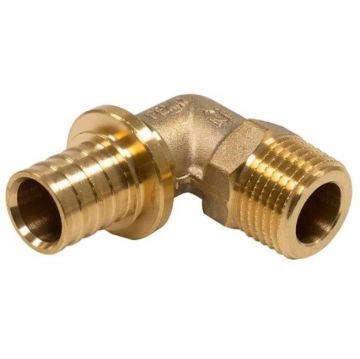 Угольник-переходник Rehau (Рехау) с наружной резьбой 20-R 1/2 MX для труб из сшитого полиэтилена аксиальный (11096931001)