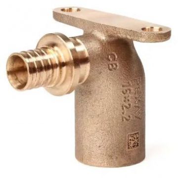 Угольник настенный Rehau (Рехау) с длинным патрубком, внутр. резьба 16-Rp 1/2 RX+ (14563623001)