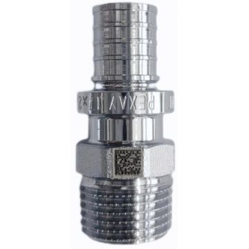 Переходник Rehau (Рехау) Therm S с наружной резьбой 17-R 1/2 (12588173002)