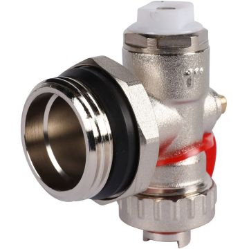 Регулируемый концевой фитинг Rommer (Роммер) с дренажным вентилем, ручной воздухоотводчик 1 (RMS-1001-020001)