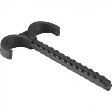 Дюбель-крюк Stout (Стаут) двойной для труб 32 мм, длина 80 мм (SMF-0003-028032)