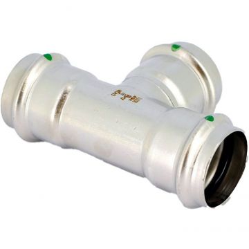 Редукционный тройник Viega (Виега) Sanpress Inox с SC-Contur 2318 42x42x42 мм из нержавеющей стали, 435905