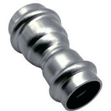 Двухраструбная пресс-муфта Vieir (Виеир) Ver-Pro из нерж. стали 15х18 мм (VPS1815-A)