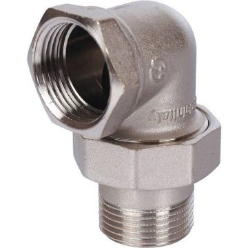 Разъемное угловое соединение Stout (Стаут) американка ВН, никелированное 1 (2700A4N101000B) (SFT-0059-000001)