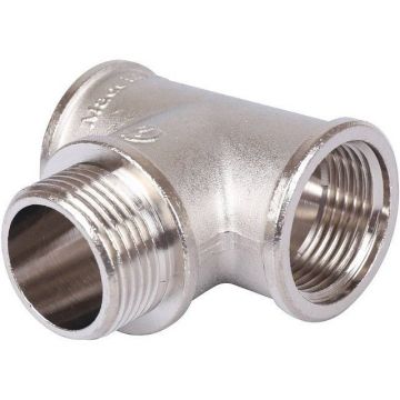 Тройник Stout (Стаут) ВНВ никелированный 3/4 x 3/4 x 3/4 (270015N050505B) (SFT-0065-343434)