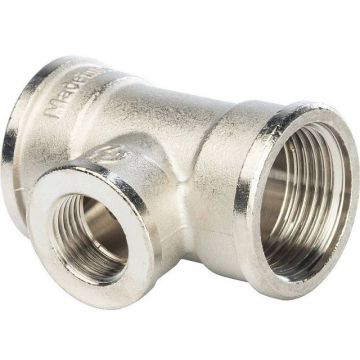 Тройник Stout (Стаут) ВВ переходной никелированный 1 х 3/4 х 1 (270013N100510B) (SFT-0022-001341)