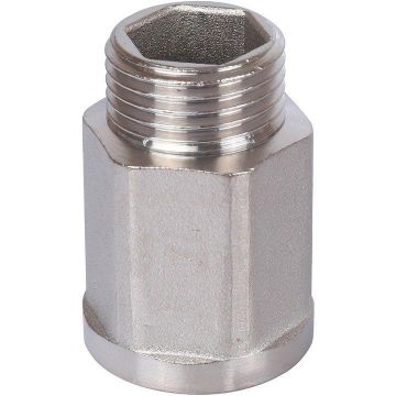 Удлинитель Stout (Стаут) ВН шестигранный никелированный 1/2 x 1/2 (2600F7N043000B) (SFT-0055-001212)