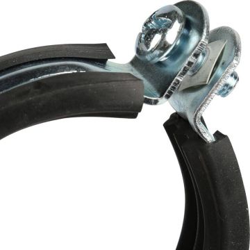 Хомут Rehau (Рехау) Raupiano обжимной, M8, 50 мм, c резиновым вкладышем 11205041001