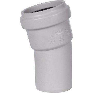 Отвод канализационный Stout (Стаут) бесшумный D58 х 15° (SKB-0008-005815)