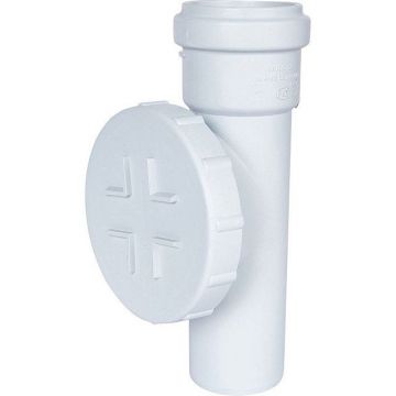 Ревизия Stout (Стаут) с круглой крышкой канализационная бесшумная D58 (SKB-0014-000058)