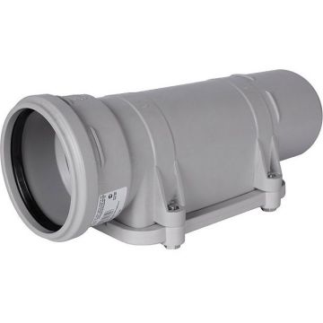 Ревизия Stout (Стаут) с прямоугольной крышкой канализационная бесшумная D110 (SKB-0014-000110)