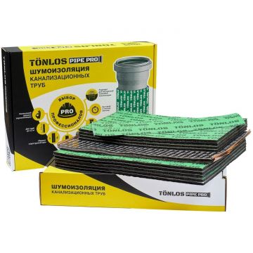 Шумоизоляция для труб канализационных Tonlos (Тонлос) Pipe Pro
