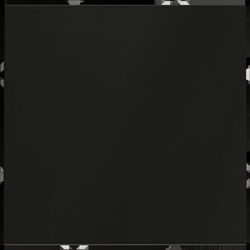 Проходной переключатель встраиваемый Voltum (Вольтум) S70 одноклавишный 10А, (черный матовый) VLS010308