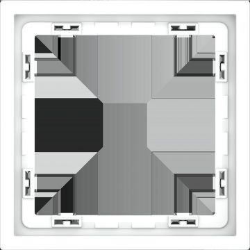 Рамка пластиковая Voltum (Вольтум) S70 на 1 пост, (белый матовый) VLS100102