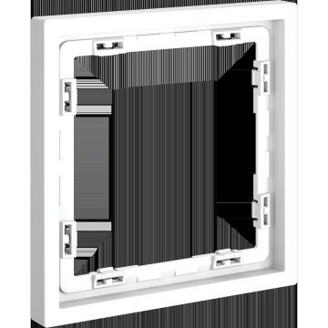 Рамка пластиковая Voltum (Вольтум) S70 на 1 пост, (белый матовый) VLS100102