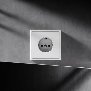 Рамка пластиковая Voltum (Вольтум) S70 на 1 пост, (белый матовый) VLS100102