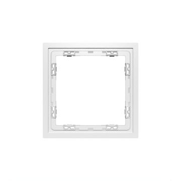 Рамка пластиковая Voltum (Вольтум) S70 на 1 пост, (белый матовый) VLS100102