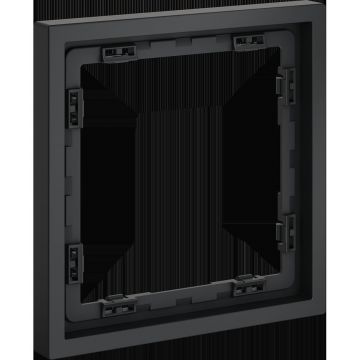 Рамка пластиковая Voltum (Вольтум) S70 на 1 пост, (графит) VLS100107