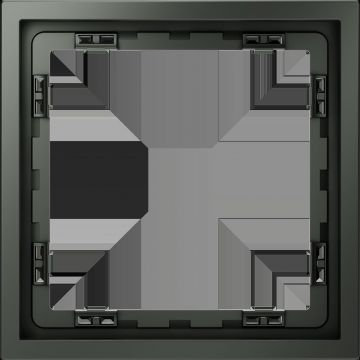 Рамка пластиковая Voltum (Вольтум) S70 на 1 пост, (титан) VLS100106