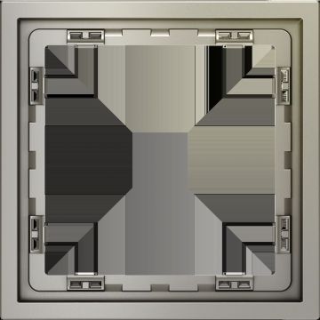 Рамка пластиковая Voltum (Вольтум) S70 на 1 пост, (шелк) VLS100104