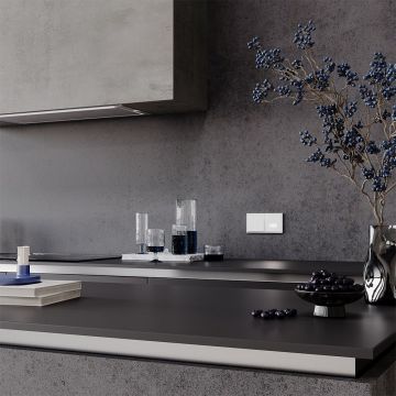 Рамка пластиковая Voltum (Вольтум) S70 на 2 поста, (белый матовый) VLS100202