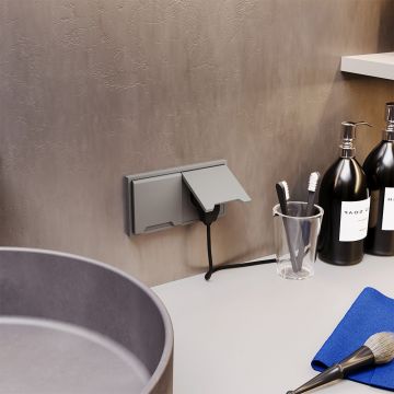 Рамка пластиковая Voltum (Вольтум) S70 на 2 поста, (кашемир) VLS100203