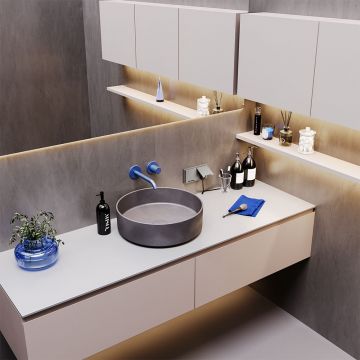 Рамка пластиковая Voltum (Вольтум) S70 на 2 поста, (кашемир) VLS100203