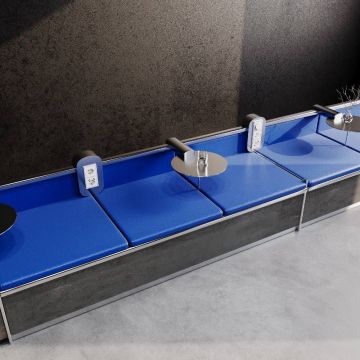 Рамка пластиковая Voltum (Вольтум) S70 на 3 поста, (белый глянцевый) VLS100301