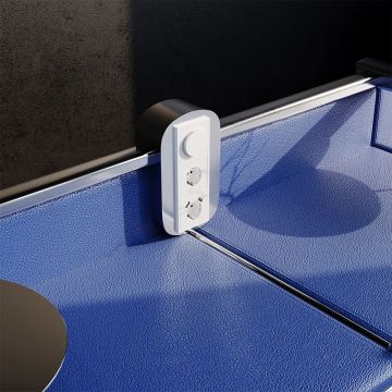 Рамка пластиковая Voltum (Вольтум) S70 на 3 поста, (белый глянцевый) VLS100301