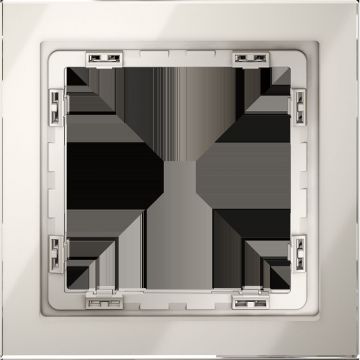 Рамка стеклянная Voltum (Вольтум) S70 на 1 пост, (кашемир, стекло) VLS110103