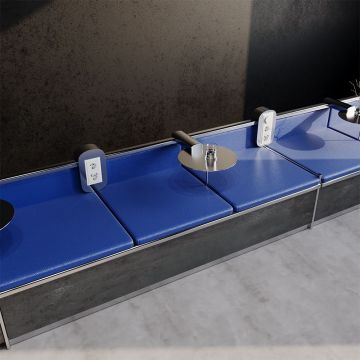 Рамка стеклянная Voltum (Вольтум) S70 на 3 поста, (белый,матовый,стекло) VLS110302