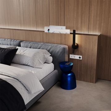 Рамка стеклянная Voltum (Вольтум) S70 на 4 поста, (белый, стекло) VLS110401