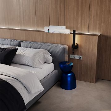 Рамка стеклянная Voltum (Вольтум) S70 на 4 поста, (сталь, стекло) VLS110405