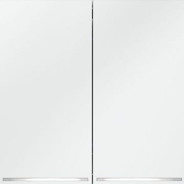 Выключатель встраиваемый Voltum (Вольтум) S70 двухклавишный с подсветкой 10А, (белый матовый) VLS020202