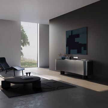 Розетка акустическая встраиваемая Voltum (Вольтум) S70 4-местная, (белый глянцевый) VLS060301