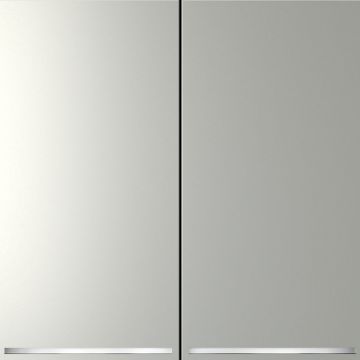 Выключатель встраиваемый Voltum (Вольтум) S70 двухклавишный с подсветкой 10А, (сталь) VLS020205