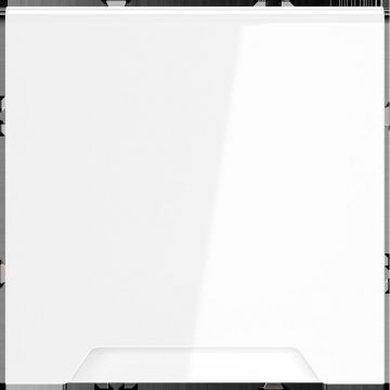 Розетка встраиваемая Voltum (Вольтум) S70 с заземлением, защитными шторками и крышкой 16А, (белый глянцевый) VLS040301