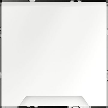 Розетка встраиваемая Voltum (Вольтум) S70 с заземлением, защитными шторками и крышкой 16А, (белый матовый) VLS040302