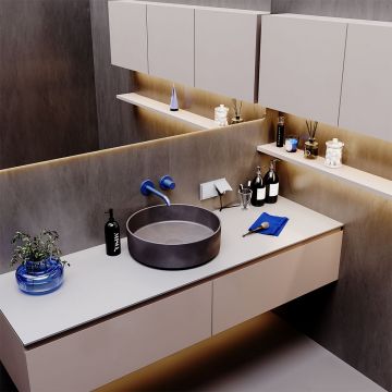 Розетка встраиваемая Voltum (Вольтум) S70 с заземлением, защитными шторками и крышкой 16А, (белый матовый) VLS040302