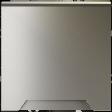 Розетка встраиваемая Voltum (Вольтум) S70 с заземлением, защитными шторками и крышкой 16А, (шелк) VLS040304