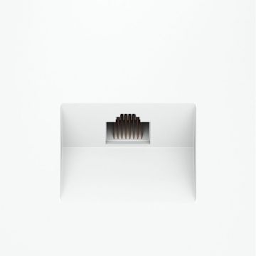 Розетка компьютерная встраиваемая Voltum (Вольтум) S70 RJ45 категория б, (белый матовый) VLS060102