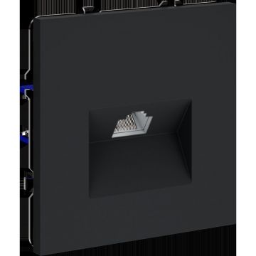 Розетка компьютерная встраиваемая Voltum (Вольтум) S70 RJ45 категория б, (графит) VLS060107