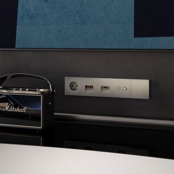 Розетка компьютерная встраиваемая Voltum (Вольтум) S70 RJ45 категория б, (шелк) VLS060104