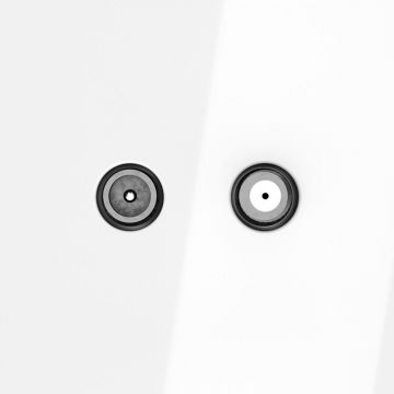 Розетка телевизионная встраиваемая Voltum (Вольтум) S70 оконечная TV+SAT, (белый глянцевый) VLS060401