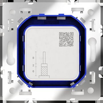 Розетка телевизионная встраиваемая Voltum (Вольтум) S70 оконечная TV+SAT, (кашемир) VLS060403