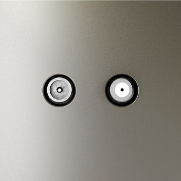 Розетка телевизионная встраиваемая Voltum (Вольтум) S70 оконечная TV+SAT, (шелк) VLS060404