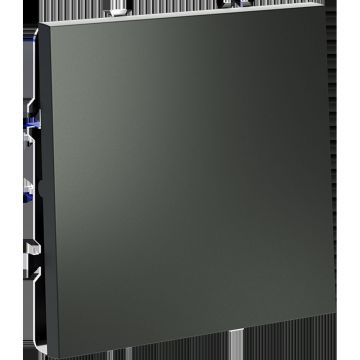 Выключатель встраиваемый Voltum S70 одноклавишный 10А, (титан) VLS010106