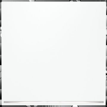 Выключатель встраиваемый Voltum (Вольтум) S70 одноклавишный с подсветкой 10А, (белый матовый) VLS010202